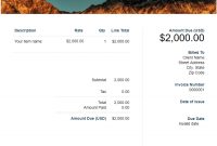 Invoice Template | Create And Send Free Invoices Instantly for Software Development Invoice Template