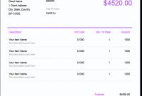 Invoice Template | Create And Send Free Invoices Instantly inside Interest Invoice Template