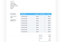 Invoice Template For Excel – Free Download – Transferwise intended for Xl Invoice Template