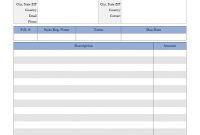 Invoice Template Libreoffice for Libreoffice Invoice Template