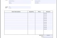 Invoice Template Pdf | Free Download | Invoice Simple in Fillable Invoice Template Pdf
