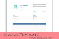 Invoice Templates For Excel – Luxtemplates Modern Design for Xl Invoice Template