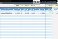 Invoice Tracker within Invoice Tracking Spreadsheet Template