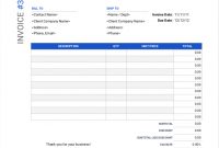 Itemized Bill | Free Download From Invoice Simple with Itemized Invoice Template