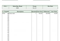 Lawn Care Invoice Template For Gardening Invoice Template pertaining to Gardening Invoice Template