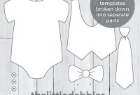 Little Man Bow And Neck Tie Vest Onesie Banner Templates with regard to Tie Banner Template