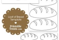 Loaf Of Bread Shape Template From Printabletreats intended for First Holy Communion Banner Templates