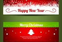 Merry Christmas Banner Templates | Free Vector for Merry Christmas Banner Template