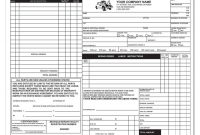 Michigan Auto Repair Invoice Business Form Printing in Garage Repair Invoice Template