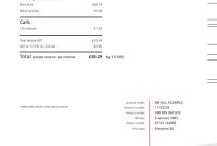 Mobile Phone Invoice Template | Bill Template, T Mobile pertaining to Mobile Phone Invoice Template