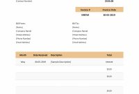 Monthly Rent Invoice Template – Google Docs Templates for Monthly Rent Invoice Template