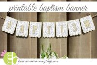 Mormon Mommy Printables: Free Printable Banner For Baptism with regard to Christening Banner Template Free