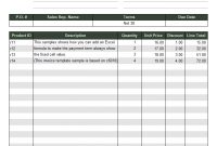 Net 30 Invoice Sample throughout Net 30 Invoice Template