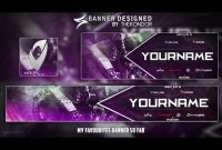 New Youtube Banner Template – Download Free \\ Thanks For regarding Yt Banner Template