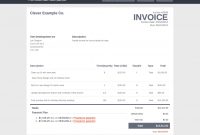 Online Invoicing, Time Tracking And Project Management for Software Development Invoice Template