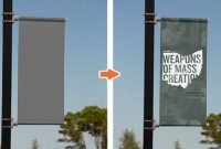 Outdoor Mockup Templates Psd Pack On Behance pertaining to Street Banner Template