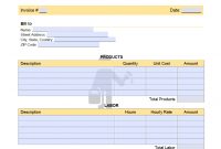 Painting Contractor Invoice Template – Onlineinvoice with regard to Painter Invoice Template
