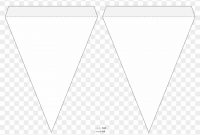 Pennant Banner Template – Triangle Flag Banner Template intended for Triangle Banner Template Free