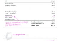 Phone Bill Pdf – Fill Online, Printable, Fillable, Blank for Mobile Phone Invoice Template