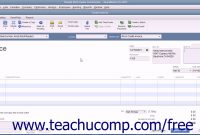 Quickbooks Pro 2017 Tutorial Creating An Invoice Intuit Training regarding Create Invoice Template Quickbooks