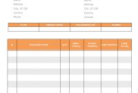 Rental Invoice Template | Mydraw throughout Monthly Rent Invoice Template
