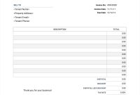 Rental Invoice Templates | Free Download | Invoice Simple regarding Invoice Template For Rent