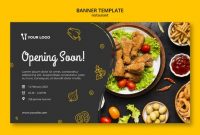 Restaurant Banner Vorlage | Kostenlose Psd-Datei in Food Banner Template