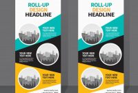 Roll Up Banner Design Template In 2020 | Banner Design regarding Pop Up Banner Design Template