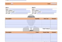 Self-Employed Invoice Template – Onlineinvoice with Invoice For Self Employed Template