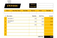 Singapore Gst Invoice Template Sales Intended For Singapore inside Singapore Invoice Template