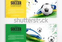 Soccer Tournament Modern Sport Banner Template Stock with regard to Sports Banner Templates