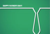 Vector Illustration Of Fathers Day Card For Design, Website within Tie Banner Template