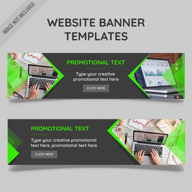 Website Banner Templates | Free Vector in Website Banner Design Templates