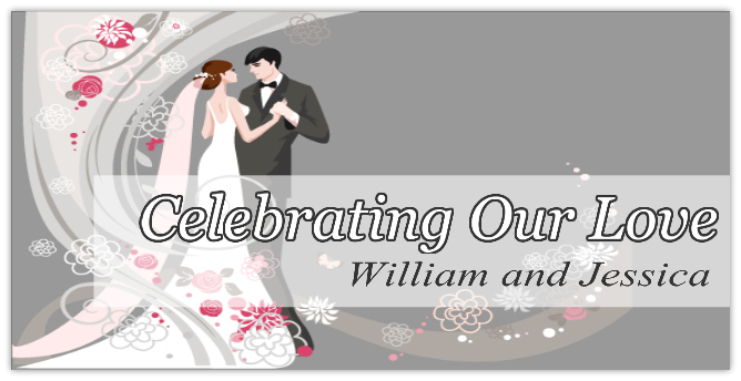 Wedding Banner 104 | Wedding Banner Templates | Templates pertaining to Wedding Banner Design Templates