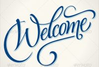 Welcome Banner Template – 20+ Free Psd, Ai, Vector Eps inside Welcome Banner Template
