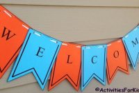 Welcome Banner | Welcome Banner Printable, Welcome Banner throughout Welcome Banner Template