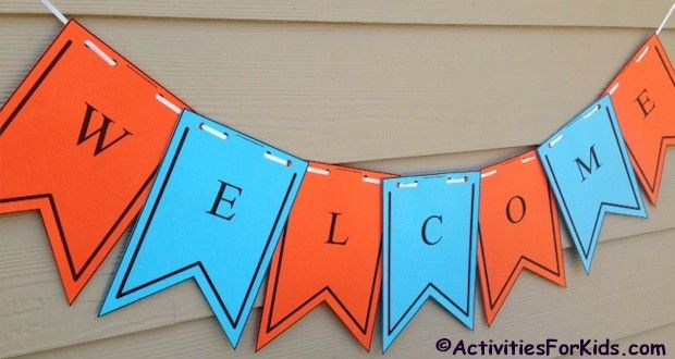 Welcome Banner | Welcome Banner Printable, Welcome Banner throughout Welcome Banner Template