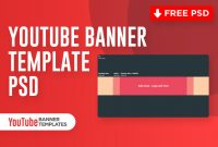 Youtube Banner Template Psd (Free Download) – 2020 for Youtube Banner Template Gimp