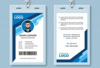 022 Template Ideas Employee Id Card Ai Free Exceptional pertaining to Id Card Template Ai