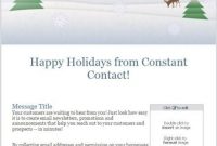 10 Holiday Email Templates For Small Businesses & Nonprofits in Holiday Card Email Template