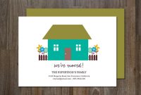 10+ Moving Announcement Card Designs And Examples – Psd, Ai pertaining to Moving Home Cards Template