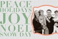 11 Free Templates For Christmas Photo Cards pertaining to Free Holiday Photo Card Templates