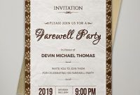 12+ Free Farewell Invitation Templates – Word (Doc) | Psd throughout Farewell Invitation Card Template