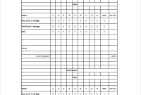 12+ Golf Scorecard Templates – Pdf, Word, Excel | Free intended for Golf Score Cards Template