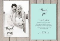 13 Online Wedding Thank You Card Templates Free Download regarding Template For Wedding Thank You Cards