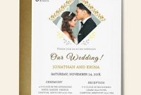 14+ Best Wedding Invitation Templates – Illustrator, Pages pertaining to Church Wedding Invitation Card Template