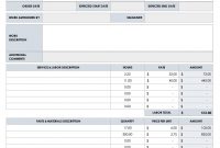 15 Free Work Order Templates | Smartsheet within Service Job Card Template