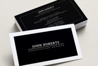 15+ Manager Business Card Templates – Ms Word, Psd, Ai with Microsoft Office Business Card Template