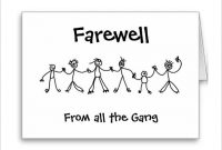16+ Farewell Card Template – Word, Pdf, Psd, Eps | Free within Farewell Card Template Word