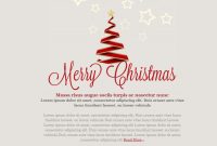 16 Holiday Greeting Card Template Images – Free Christmas within Holiday Card Email Template